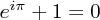 e^{i\pi}+1=0 e^{i\pi}+1=0