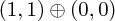 (1,1) \oplus (0,0)